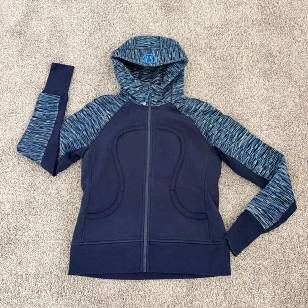 Lululemon Scuba Hoodie 10 Inkwell / Wee Are From Space Printed October Inkwell